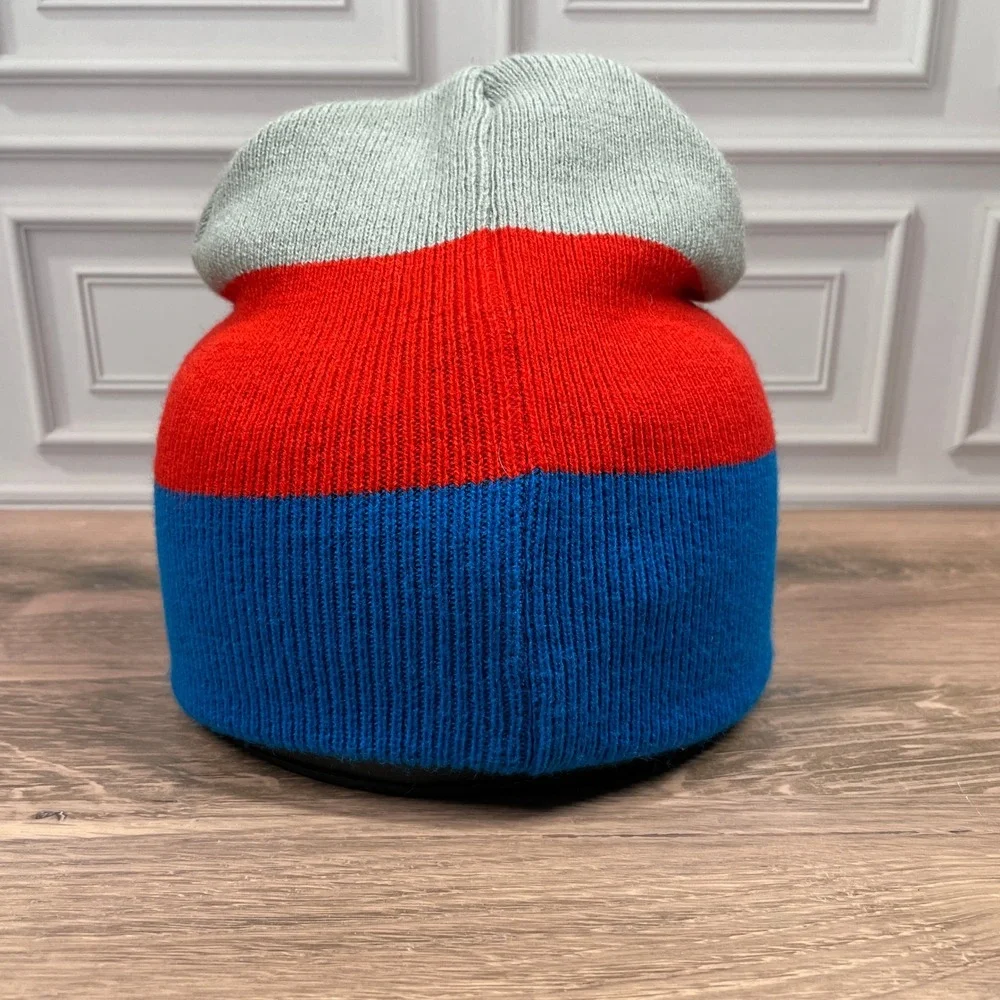 Kids Superman Logo Beanie Hat Red Blue Gray Winter Warm‎ Stocking Cap